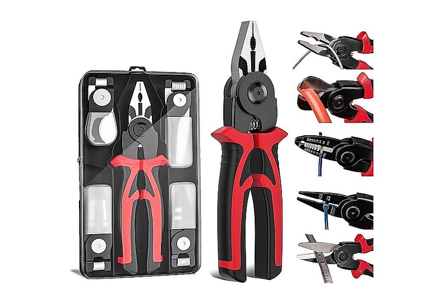 Refined Living Crimpzange 5 IN 1 Multifunktionszangen-Set mit 5 austauschba günstig online kaufen