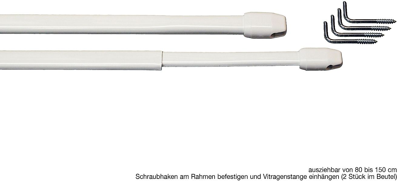 GARESA Vitragenstange Vitragenstange "11 mm", Ø günstig online kaufen