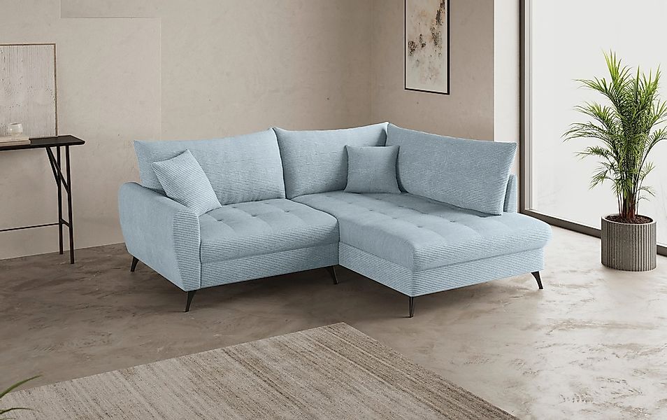 Mr. Couch Ecksofa "Blackburn II, L-Form" Mit Kaltschaumpolsterung bis 140 k günstig online kaufen