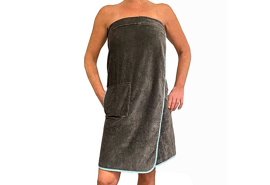 HOMELEVEL Duschtuch Saunakilt für Damen Saunatuch Damen aus Baumwolle Sauna günstig online kaufen