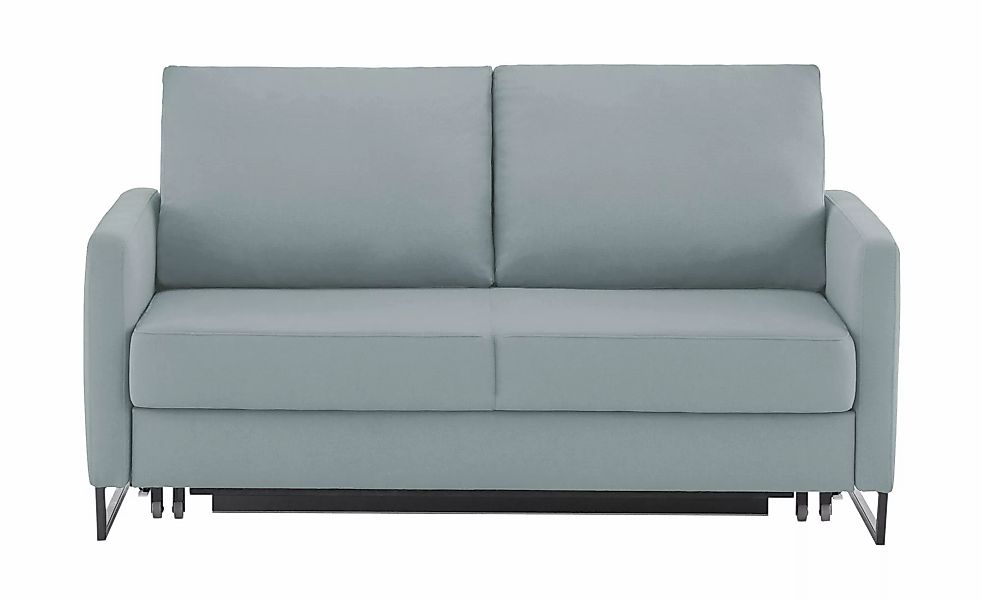 Schlafsofa aus Flachgewebe Fürth ¦ blau ¦ Maße (cm): B: 160 H: 90 T: 95.0 P günstig online kaufen