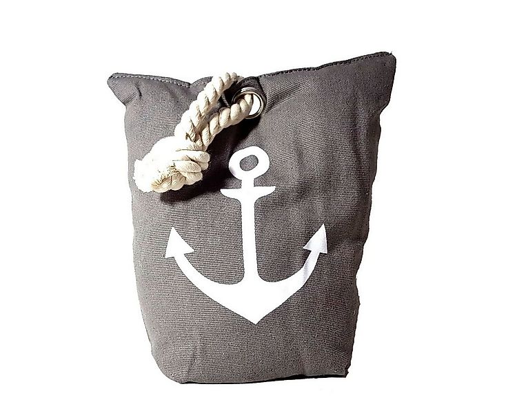 LB H&F Lilienburg Türstopper Türstopper Anker Maritim schwer Stoff Grau Sac günstig online kaufen
