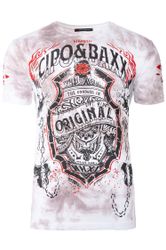 Cipo & Baxx Print-Shirt Extravagantes Kurzarm günstig online kaufen
