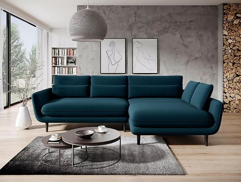 JVmoebel Ecksofa Ecksofa Sofa Couch Polster Wohnlandschaft Textil Eck Sofa, günstig online kaufen
