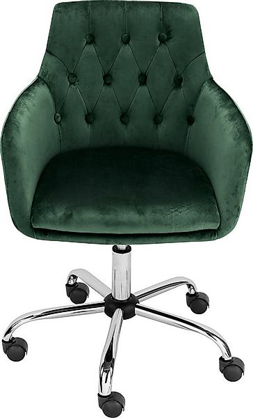 INOSIGN Bürostuhl Perry1, eleganter Samtstuhl, gepolstert günstig online kaufen