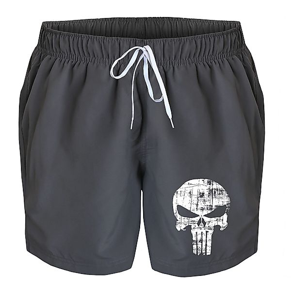 deinshirt Badehose Schwimmshorts Punisher Skull Integrierter günstig online kaufen