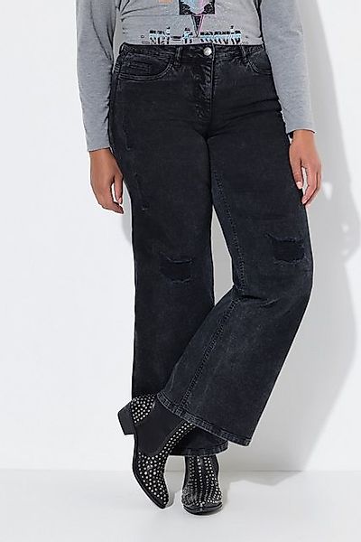 Angel of Style 5-Pocket-Jeans Jeans weites Bein Destroy-Effekte 5-Pocket günstig online kaufen