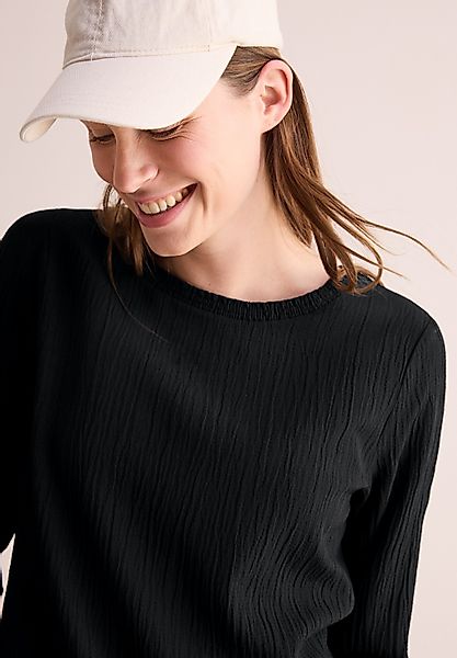 Cecil Schlupfbluse, mit Smock-Detail in Crêpe-Qualität günstig online kaufen