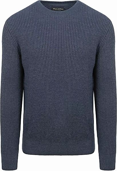 Marc O'Polo Pullover Wool Blend Navy - Größe XL günstig online kaufen