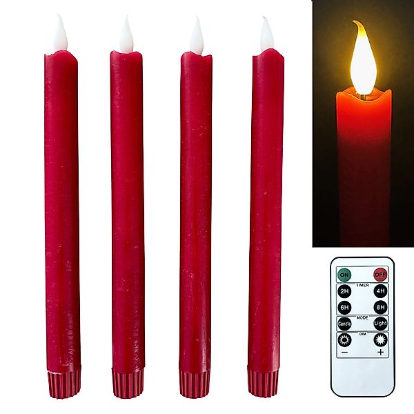 Online-Fuchs LED-Kerze 4 LED STABKERZEN im günstig online kaufen