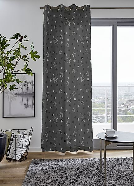 my home Vorhang STARRY, Ösen (1 günstig online kaufen