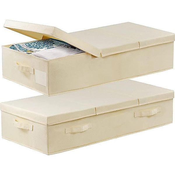 Coonoor Aufbewahrungsbox 2 Stück Faltbarer Unterbett günstig online kaufen