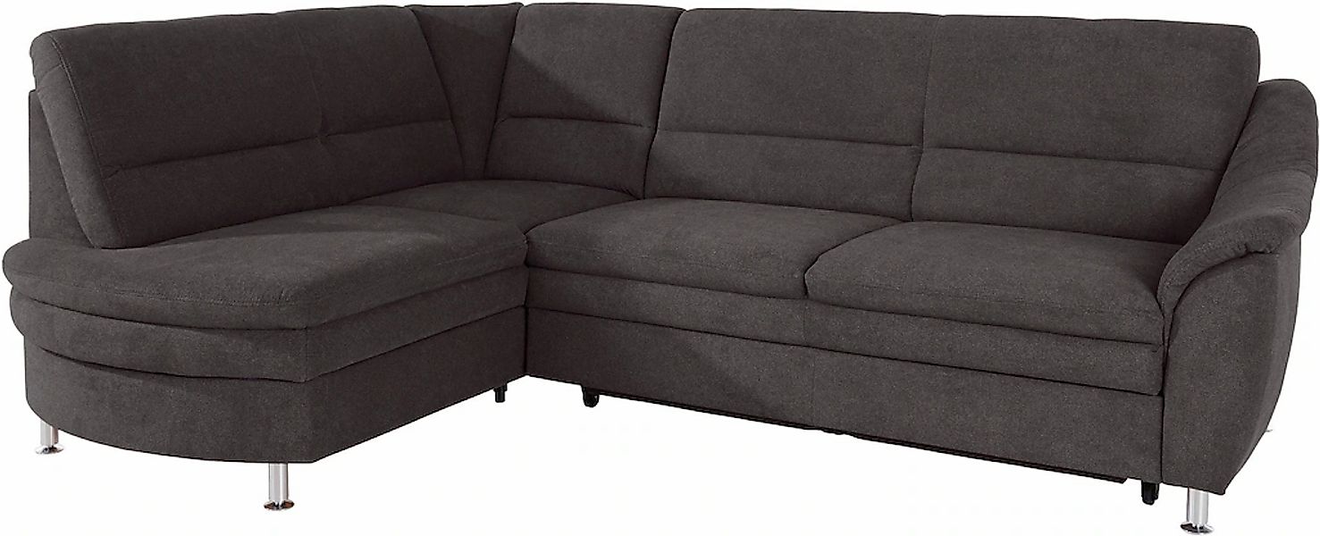 Places of Style Ecksofa »Cardoso L-Form«, Federkern, wahlweise mit Bett, Sc günstig online kaufen