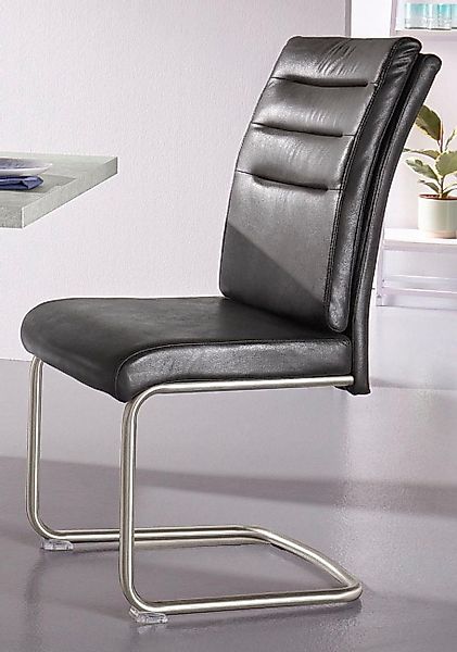 HELA Esszimmerstuhl "Paula Freischwinger" (Set) 2 Stk.mit Echtedelstahlgest günstig online kaufen