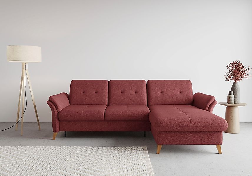 sit&more Ecksofa Göteborg, Sitztiefenverstellung und Federkern, günstig online kaufen