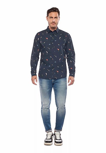 Le Temps Des Cerises Langarmhemd "CHEMISE HOMME BIRDY (MANCHE LONGUE) /SHIR günstig online kaufen