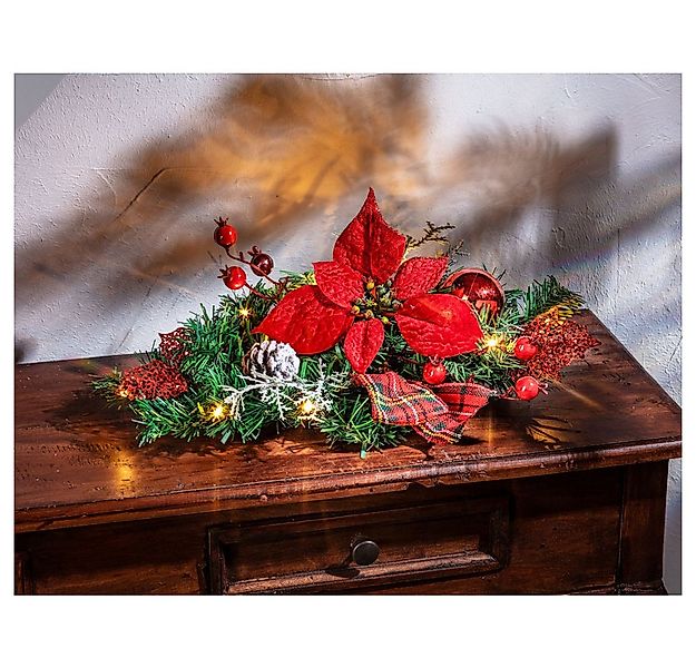 Gartenfigur LED Christstern Gesteck Maße: B 45 cm, (1 St) günstig online kaufen