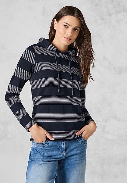 Cecil Langarmshirt, mit Materialmix günstig online kaufen