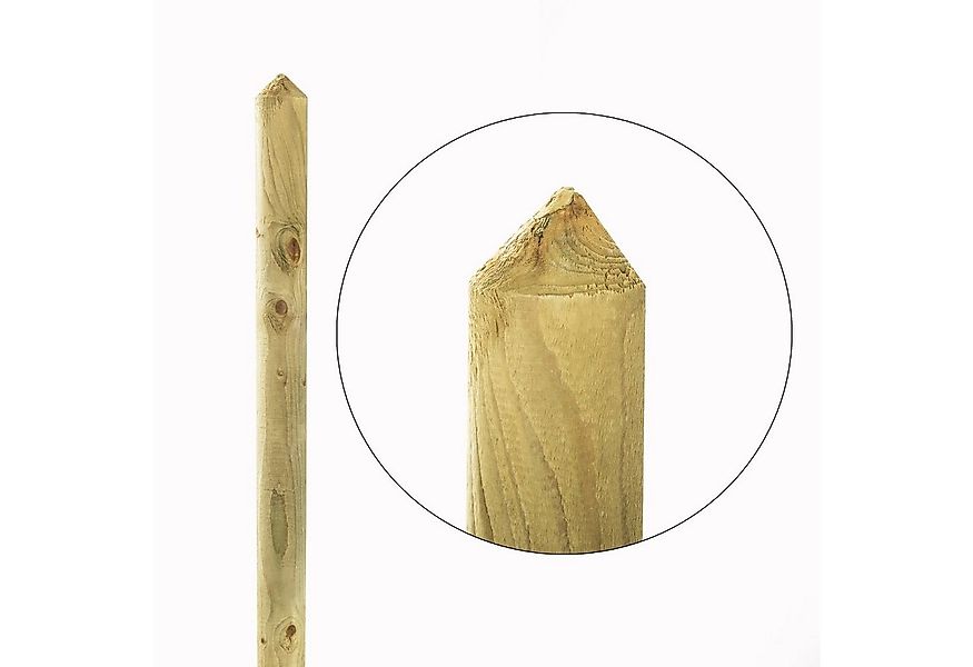 Mega-Holz Holzzaun Zaunlatten-Paket Halbpalisade Kiefer 80cm, (Sparpaket, 4 günstig online kaufen