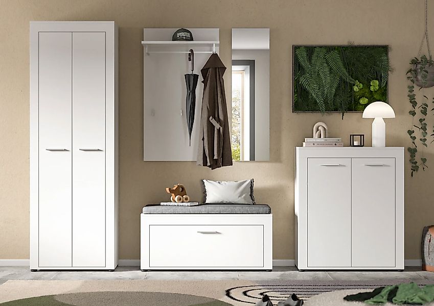 Home affaire Garderoben-Set "AOSTA, TOPSELLER, Breite 285cm, 6-teilige Gard günstig online kaufen