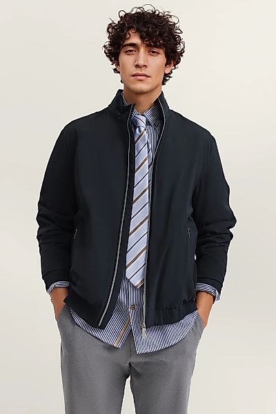 bugatti Blouson "Regular Fit" mit Stehkragen & Stretch-Funktion günstig online kaufen