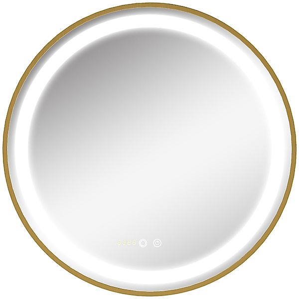 Kleankin Spiegel Badspiegel, Wandspiegel mit LED-Leuchte günstig online kaufen