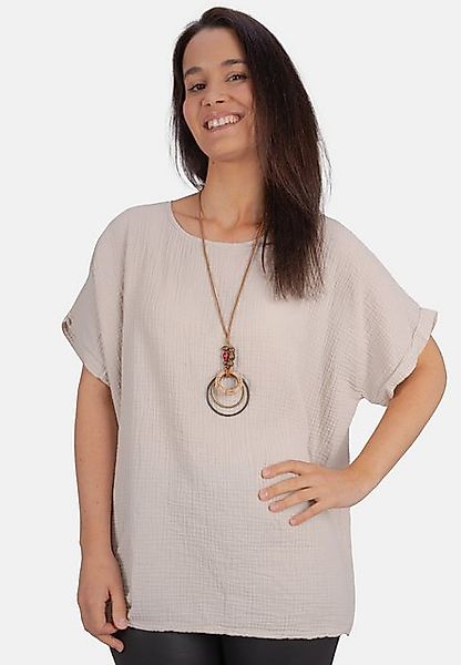 Seasons of April Klassische Bluse GIORGIA MUSSELIN OVERSIZED Damen Musselin günstig online kaufen