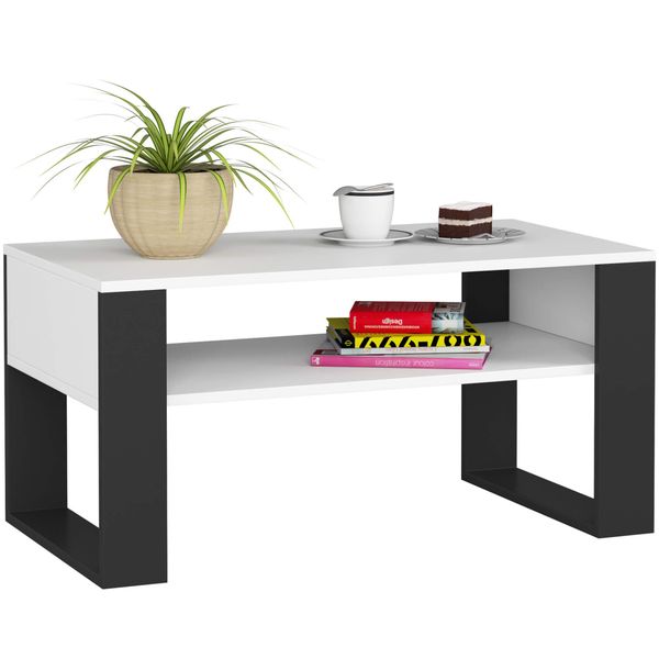 Milord Couchtisch Couchtisch Holz mit Regal günstig online kaufen