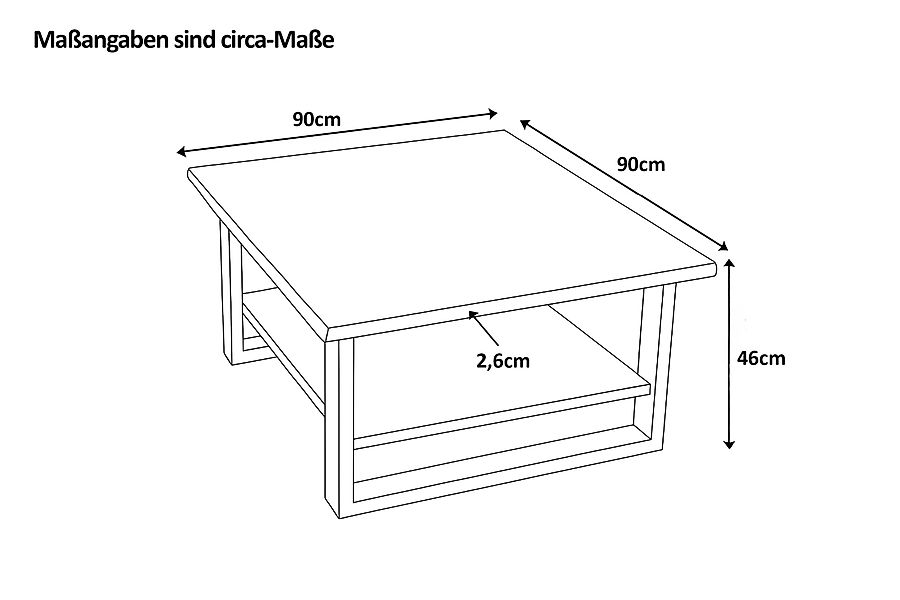 SAM® Couchtisch Patricia, Baumkante, Akazie, Eiche günstig online kaufen