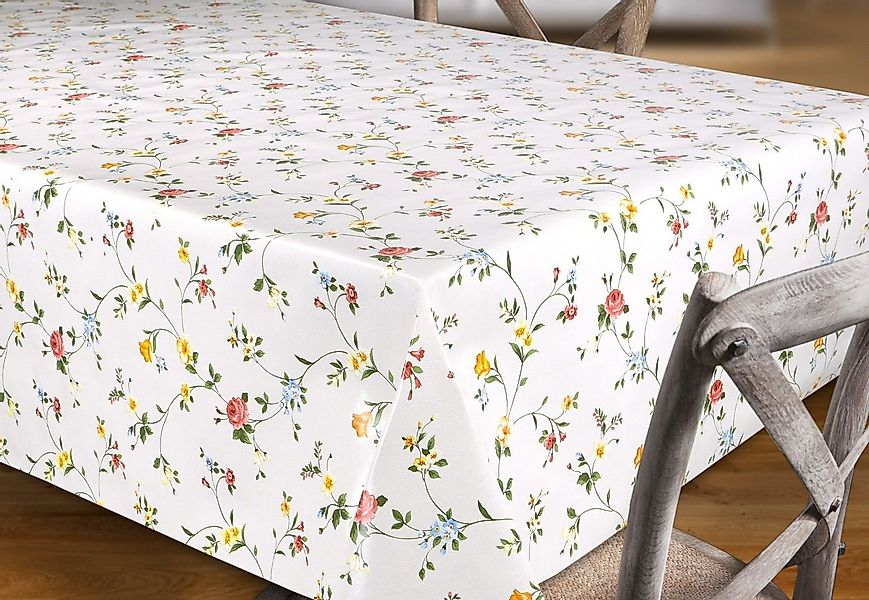 Beautex Tischdecke Wachstuchtischdecke Glatt Klassisch Blümchen abwischbar günstig online kaufen