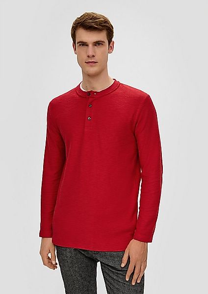 s.Oliver Langarmshirt T-Shirt Longsleeve in Slub-Yarn-Qualität günstig online kaufen
