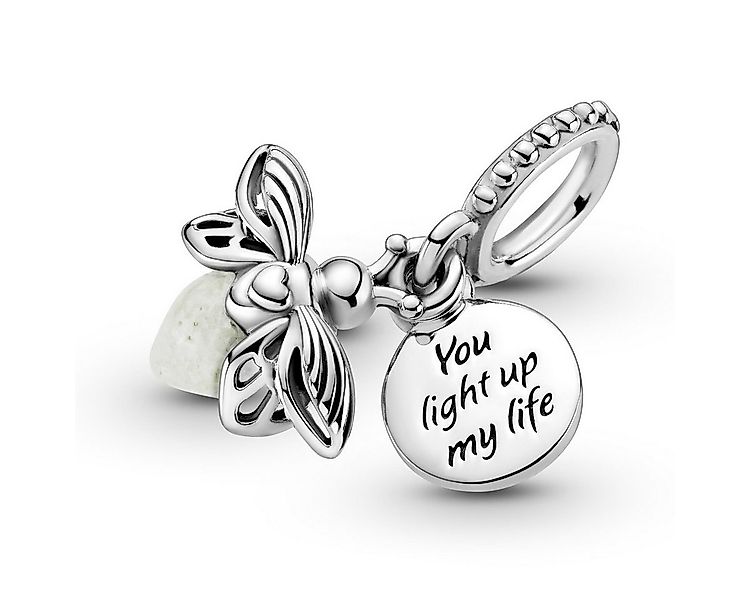 Pandora Kette mit Anhänger Silber 925 Leuchtendes Glühwürmchen günstig online kaufen