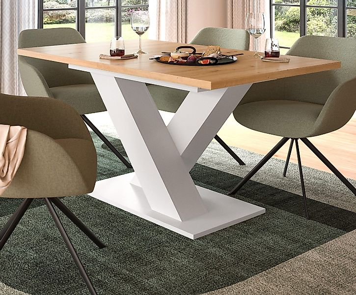 Inn.Furn Esstisch Home-X (Küchentisch in weiß günstig online kaufen