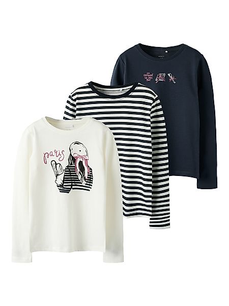 Name It Langarmshirt NKFNIANA 3P LS günstig online kaufen