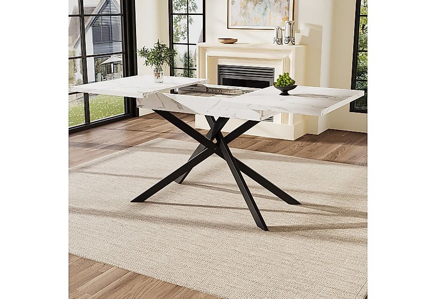 Flieks Esstisch (1-St., erweiterbare Tischplatte B120-160/T80/H76,5 cm), au günstig online kaufen