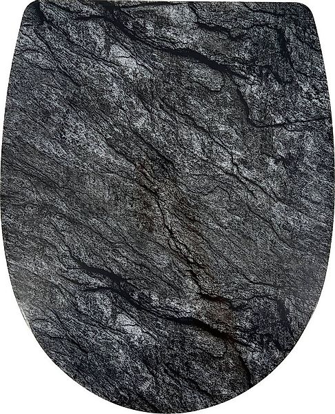 ADOB WC-Sitz Schiefer, mit Absenkautomatik, zur Reinigung abnehmbar günstig online kaufen