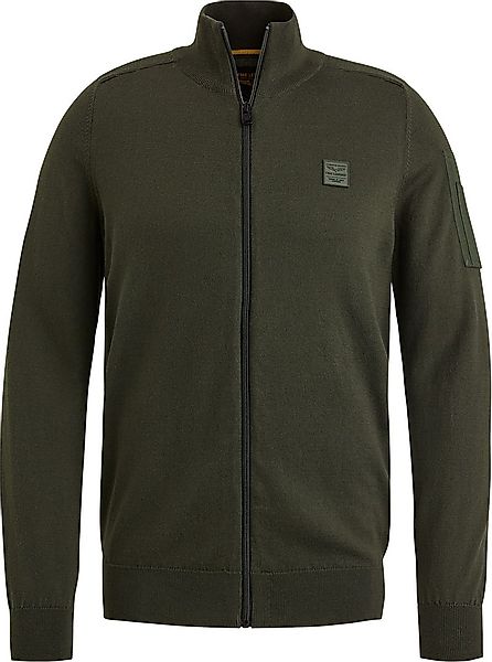 PME Legend Buckley Strickjacke Olivgrün - Größe 3XL günstig online kaufen