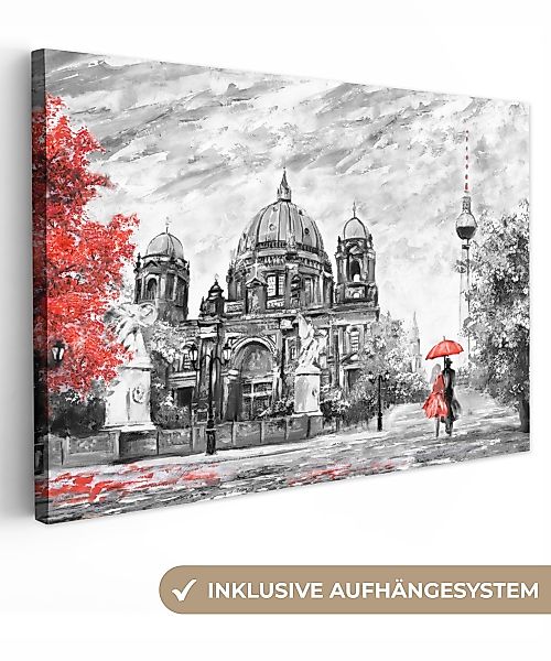 OneMillionCanvasses® Leinwandbild Malerei - Architektur - günstig online kaufen
