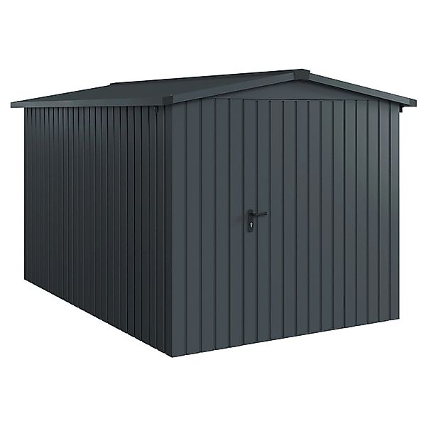 Hörmann EcoStar Gerätehaus Euroline Satteldach 1-flg 237 x 325 cm Anthrazit günstig online kaufen