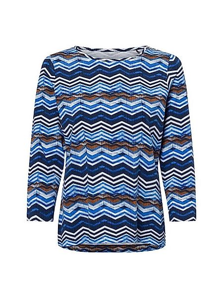 Rabe Print-Shirt Rabe Gemustertes Shirt mit Zickzack-Design günstig online kaufen