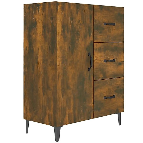 vidaXL Sideboard Räuchereiche 69,5x34x90 cm Holzwerkstoff 817354 günstig online kaufen