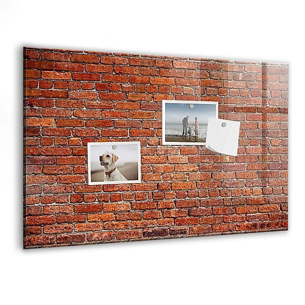 Tulup Magnettafel Aus Glas Alte Backsteinmauer 60x40 cm Whiteboard Magnetis günstig online kaufen