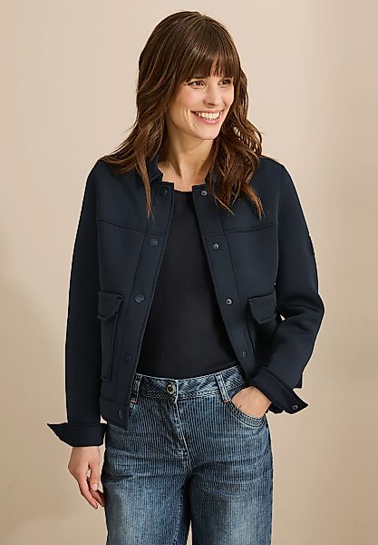 Cecil Kurzjacke ohne Kapuze aus elastischem Materialmix günstig online kaufen