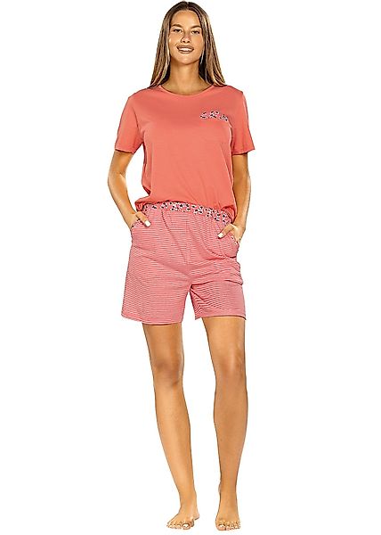 comtessa Pyjama Damen-Shorty Single-Jersey Streifen günstig online kaufen