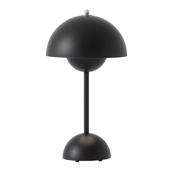 &Tradition - Flowerpot VP9 LED Tischleuchte mit Akku matt - matt schwarz/Sc günstig online kaufen