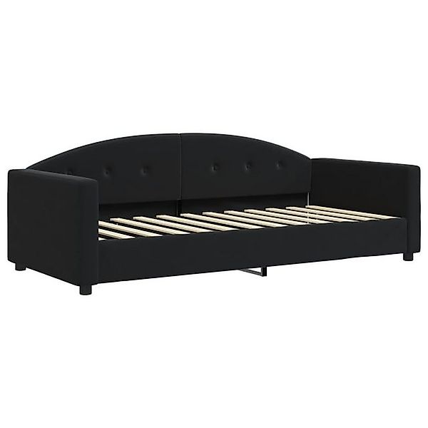 vidaXL Bett, Tagesbett Schwarz 90x190 cm Samt günstig online kaufen