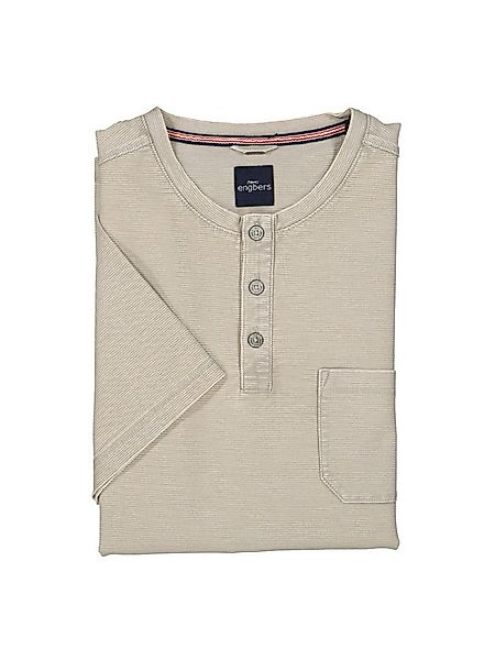Engbers T-Shirt engbers Herren Henley-Shirt regular, Beige günstig online kaufen