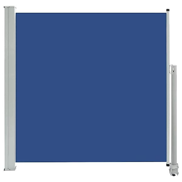 furnicato Ausziehbare Seitenmarkise 160x300 cm Blau günstig online kaufen