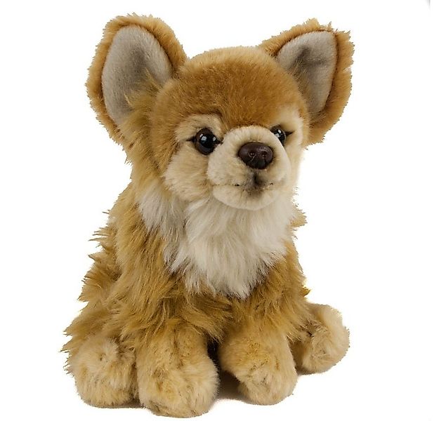 Teddys Rothenburg Kuscheltier Chihuahua braun sitzend 17 cm Plüschhund Stof günstig online kaufen
