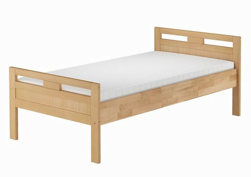 ERST-HOLZ Bett Überlanges hohes Bett 90x220 Buche massiv in Natur, Buchenho günstig online kaufen